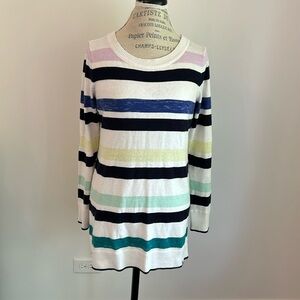T by Talbots Striped Tunic Sweater